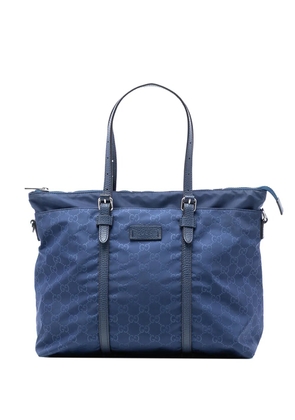 Gucci Pre-Owned 2016-2026 GG Nylon satchel - Blue