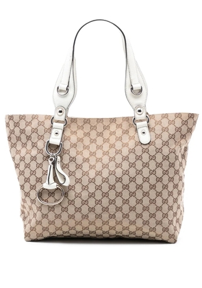 Gucci Pre-Owned 2016-2025 Medium GG Canvas Icon Bit tote bag - Brown