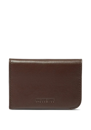 Jacquemus The Curvo logo cardholder - Brown