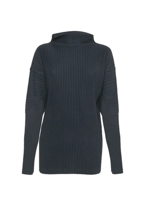 Homme Plissé Issey Miyake pleated top - Blue