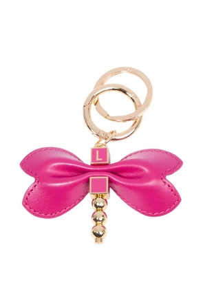 Lancel Dragonfly keyring - Pink