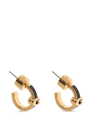 Coach hoop shape earrings - Gold