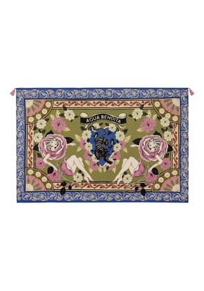 Agua Bendita Marine Matches beach cover-up - Blue