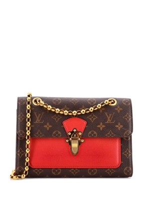 Louis Vuitton Pre-Owned Victoire Handbag Monogram Canvas and Leather shoulder bag - Brown