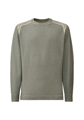 C.P. Company stripe-detail crew-neck sweater - Grey