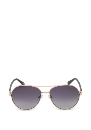 GUESS EYEWEAR pilot-frame sunglasses - Gold