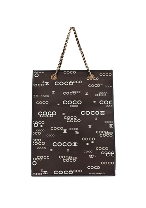 CHANEL Pre-Owned 2002 Coco tote bag - Black