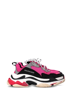 Balenciaga Pre-Owned lace-up fastening sneakers - Pink