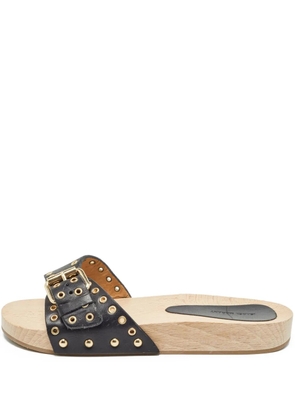 Isabel Marant Vintage Jaso eyelet-detailing sandals - Black