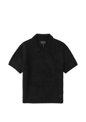 rag & bone short-sleeve polo top - Black