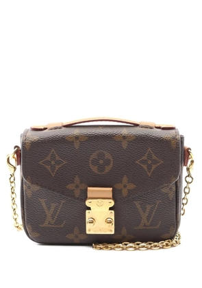 Louis Vuitton Pre-Owned 2021 micro Metis monogram handbag - Brown