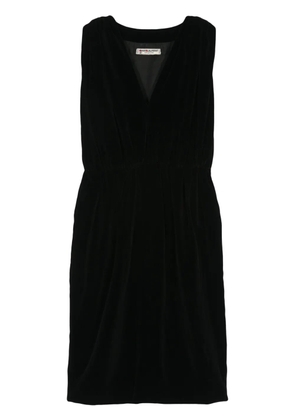 Saint Laurent Pre-Owned 1970s velvet midi dress - Black