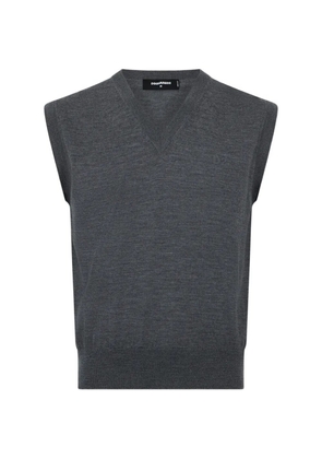 DSQUARED2 D2 V-neck sweater - Grey