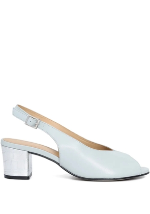 Sarah Chofakian 40mm Flore pumps - Blue