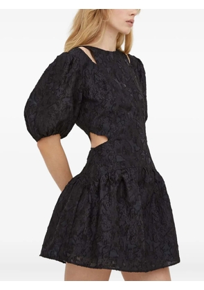 Day Birger Et Mikkelsen puff-sleeve cut-out mini dress - Black