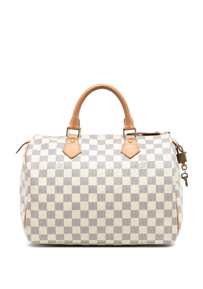 Louis Vuitton Pre-Owned 2013 Damier Azur Speedy 30 boston bag - White
