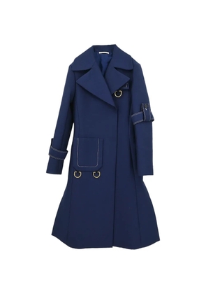 Celine Pre-Owned 2010s double-breasted coat - Blue