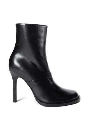 Ann Demeulemeester Melynappa plonge leather pumps - Black