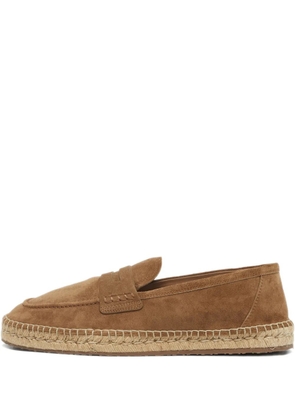 Gianvito Rossi Lido suede loafers - Brown