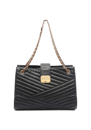 CHANEL Pre-Owned 2011 chain leather shoulder bag - Black