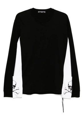 Mastermind World panelled T-shirt - Black