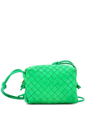 Bottega Veneta Pre-Owned Loop Intrecciato Nappa Mini crossbody bag - Green