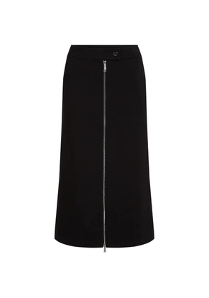 Karl Lagerfeld zip-fastening midi skirt - Black