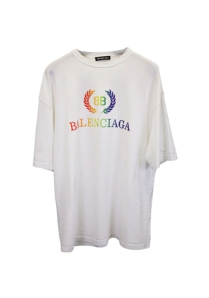 Balenciaga Pre-Owned logo-print T-shirt - White