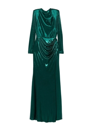 CRISTALLINI Nyssia draped maxi dress - Green
