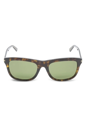 Gucci Pre-Owned 2020s havana square-frame sunglasses - Brown