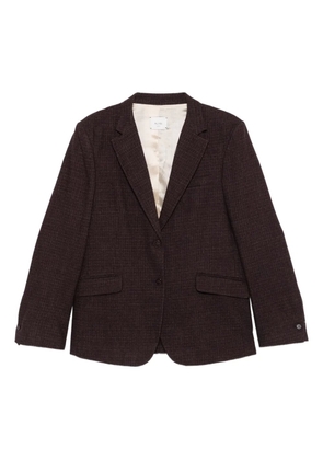Alysi checked blazer - Red