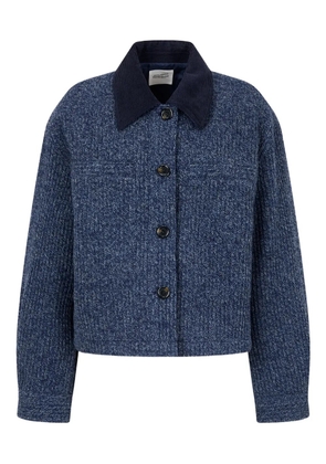TOMBOY corduroy-collar jacket - Blue