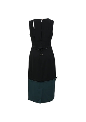 Kenzo Pre-Owned cut-out sleeveless midi dress - Black