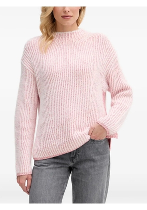 OUI textured knitted sweater - Pink