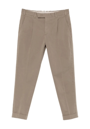 PT Torino pleated cuffed pants - Brown