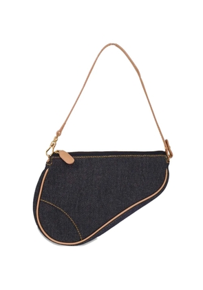 Christian Dior Pre-Owned 2001 saddle denim handbag - Blue