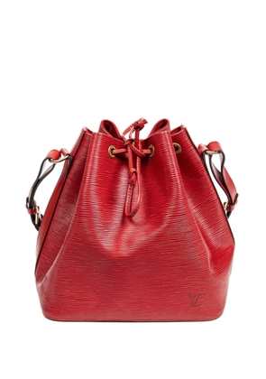 Louis Vuitton Pre-Owned 1990s Monogram embossed bucket bag - Red