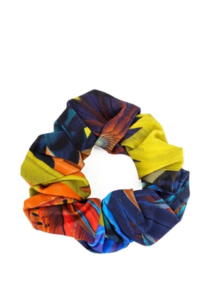 Lygia & Nanny Lola floral-print hair scrunchie - Blue