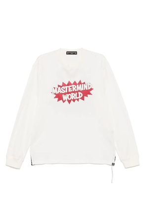 Mastermind World logo-printed t-shirt - White