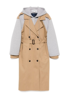 Monse deconstructed trench coat - Brown