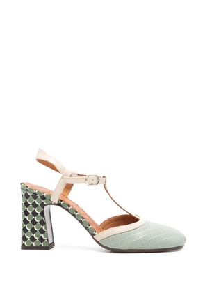 Chie Mihara Mahedi T-strap block-heel sandals - Green