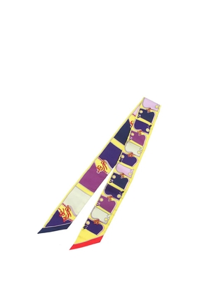 Hermès Pre-Owned 2000-2020 Camails Silk Twilly Scarf scarves - Purple