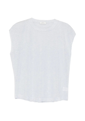 PANICALE boat-neck T-shirt - Blue