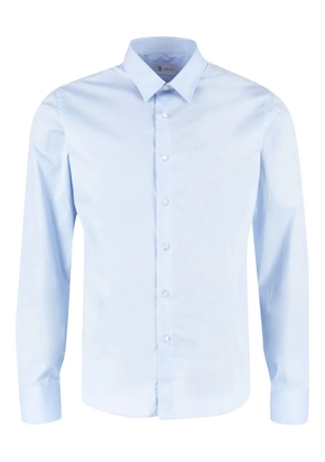 THE (Alphabet) cotton-blend shirt - Blue