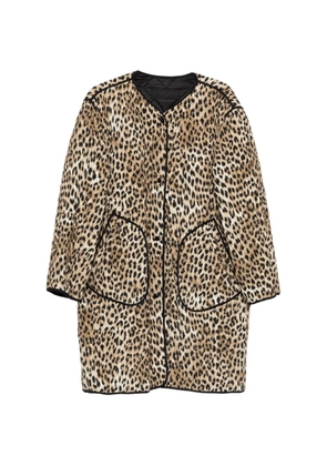 Nº21 leopard-print coat - Neutrals
