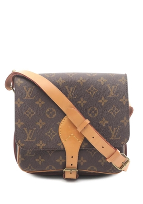 Louis Vuitton Pre-Owned 1985 MM Cartesier monogram shoulder bag - Brown