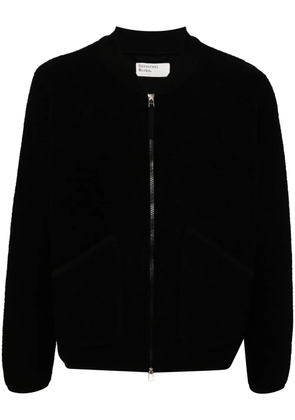 Universal Works zipped bomber jacket - Black