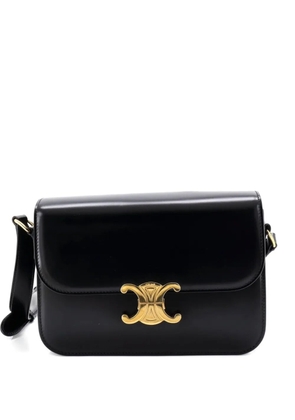 Celine Pre-Owned Triomphe Shoulder Bag Smooth Calfskin Medium crossbody bag - Black