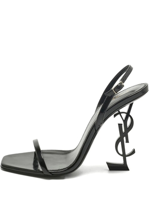 Saint Laurent Pre-Owned Opyum YSL-heel sandals - Black