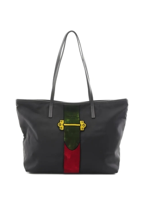 Prada Pre-Owned Cayet Trompe L'oeil tote bag - Black
